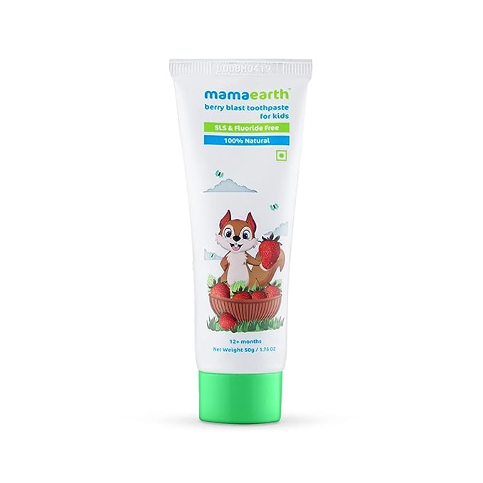 100percent Natural Berry Blast Toothpaste for Kids, 50 g-1.webp